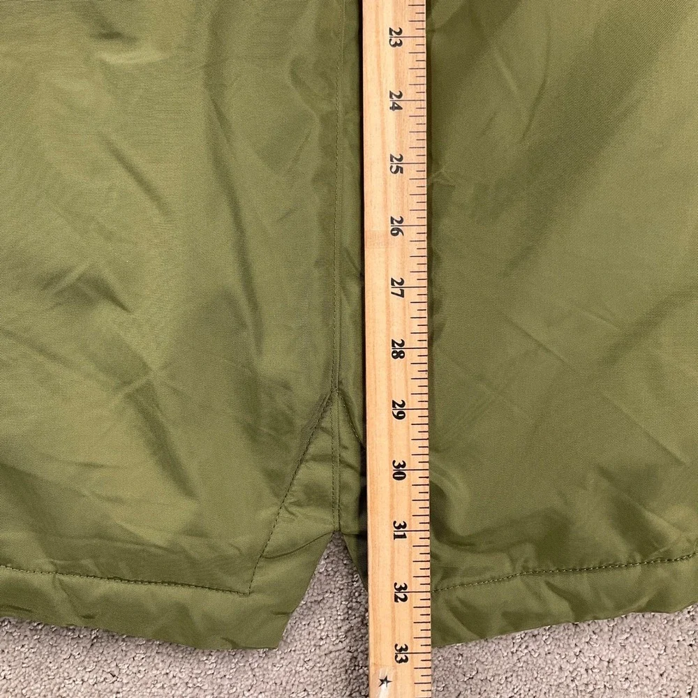 J. Crew Parka Womens‎ 16 Olive Green Faux Fur Hooded Lined Softshell Winter Coat